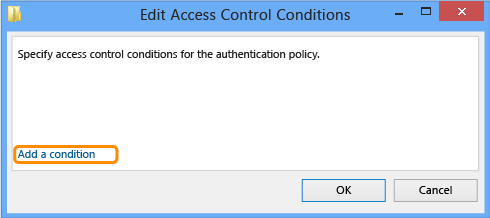 Edit Access Control Conditions